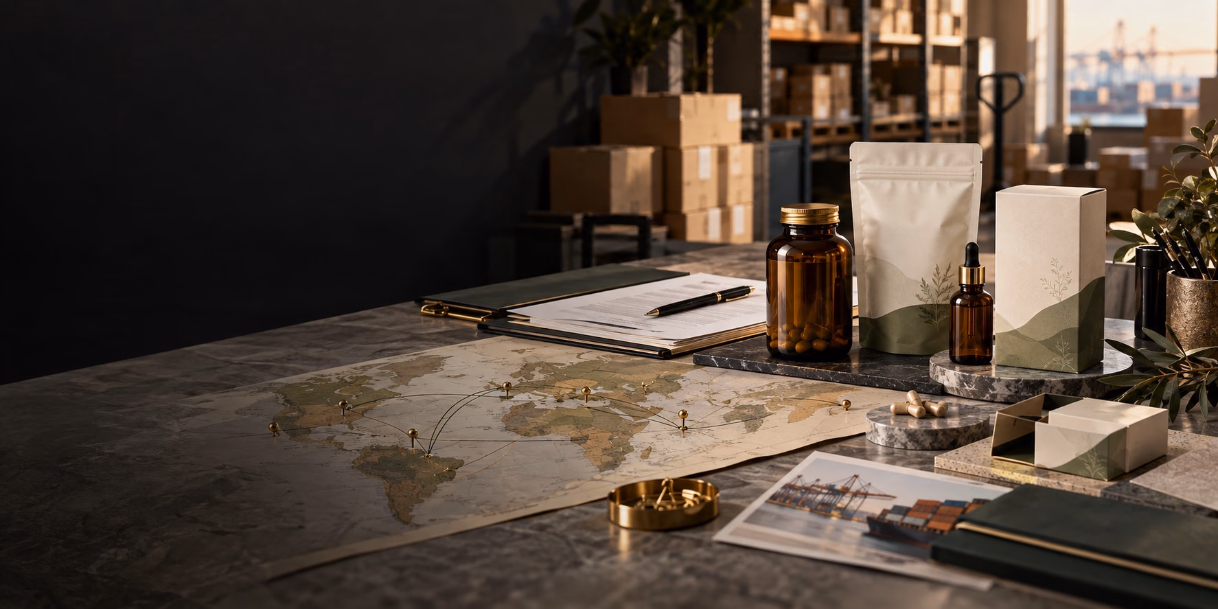 Wellness products, market documentation and international distribution planning